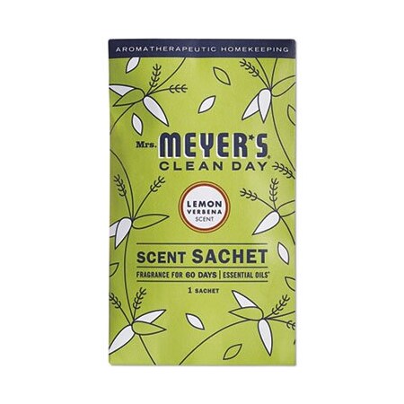 The Caldrea Co Mrs.Meyers, CLEAN DAY SCENT SACHETS, LEMON VERBENA, 0.05 LBS SACHET, 18PK 308114
